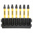 Набір біт DeWALT в касеті для Tough Case, FlexTorq, L57 мм, SQ1 2 шт. SQ2 3 шт. SQ3 2 шт. (DT70824)