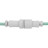 Дата кабель USB-C + USB A to USB-C 1.36m Coiled Aviator mint Keychron (CAB18_KEYCHRON)