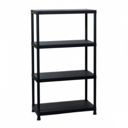 Стелаж Toomax 4 полиці cm. 80x40x138h black (5140)