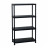 Стелаж Toomax 4 полиці cm. 80x40x138h black (5140)