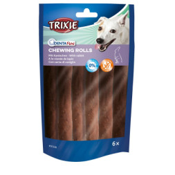 Ласощі для собак Trixie Denta Fun для чищення зубів з кроликом 70 г/6 шт (4011905313382)