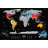 Скретч карта 1DEA.me Travel Map Weekend Black World (silver) (13073)