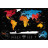 Скретч карта 1DEA.me Travel Map Weekend Black World (silver) (13073)