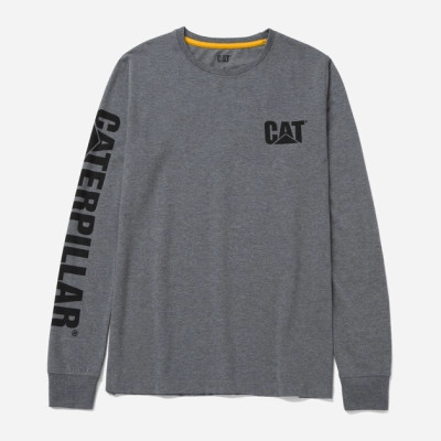 Лонгслів Caterpillar (CAT) 1510034-004 сірий S (882600612544)