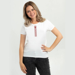Футболка Sol's Regent Women Вишиванка стрічкою білий L (01825102/312L)