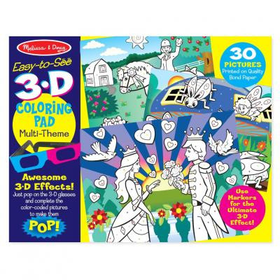 Набір для творчості Melissa&amp;Doug 3D розмальовка по точках для дівчаток (MD9963)