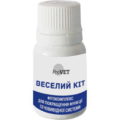 Краплі для тварин ProVET Веселий Кіт для покращення функції сечовивідної системи 20 мл (4823082417520)