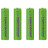 Акумулятор Esperanza AAA 1000mAh Ni-MH * 4 green (EZA102G)