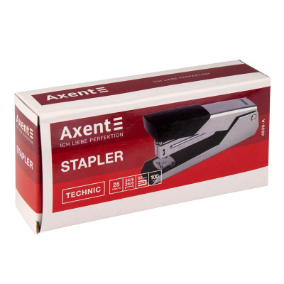 Степлер Axent Technic №24/6 25 аркушів Хром (4936-A)