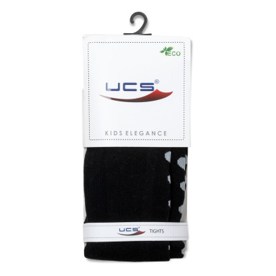 Колготки дитячі UCS Socks із сердечками (M0C0301-1443-5G-black)