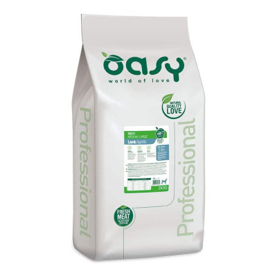 Сухий корм для собак OASY One Animal Protein ADULT Medium/Large з ягням 18 кг (8053017349329)
