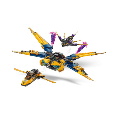 Конструктор LEGO Ninjago Суперштормовий реактивний літак Рас та Арін (71833)