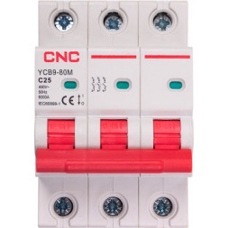 Автоматический выключатель CNC YCB9-80M 3P C25 6ka (NV821549)