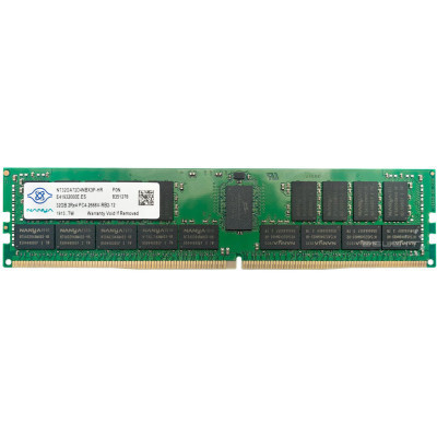 Модуль пам&#039;яті для сервера DDR4 32GB ECC RDIMM 2933MHz 2Rx4 1.2V CL21 Nanya (NT32GA72D4NBX3P-IX)
