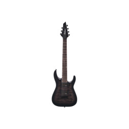 Електрогітара Jackson Guitars JS22Q-7 DKA Dinky Arch TOP HT Transparent Black Burst (231252)