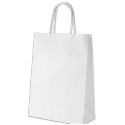 Подарунковий пакет Куверт 100 Ecobag паперовий, 30х17х34 см білий (BAG-KUV-305170340-WH)