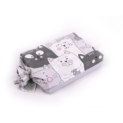 Постільна білизна Руно Grey Cat бязь набивна полуторний (1.114Б_Grey Cat)