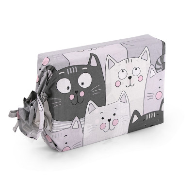 Постільна білизна Руно Grey Cat бязь набивна полуторний (1.114Б_Grey Cat)