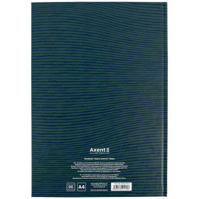 Книга записна Axent Earth colors Precious А4 96 аркушів клітинка (8422-574-A)