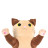Подушка WP Merchandise декоративна Kitty huggy Котик обіймашка (FWPKITYHUGBKC0000)
