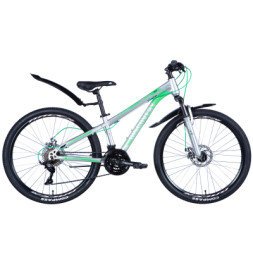 Велосипед Discovery 26&quot; Trek AM DD рама-13&quot; St срiблястий 2024 (OPS-DIS-26-552)