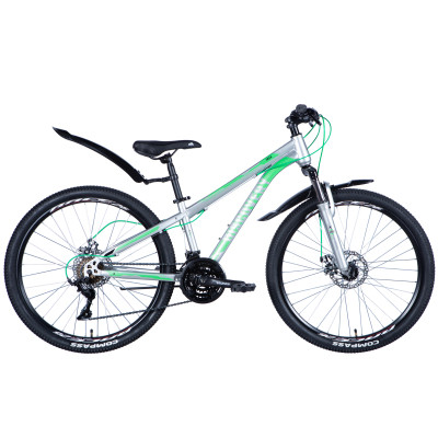 Велосипед Discovery 26&quot; Trek AM DD рама-13&quot; St срiблястий 2024 (OPS-DIS-26-552)