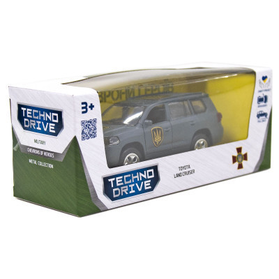 Машина TechnoDrive серії Шеврони Героїв - Toyota Land Сruiser - Рубіж (KM6010)