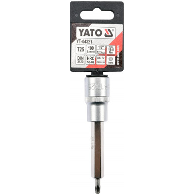 Головка торцева Yato зі вставкою TORX (YT-04321)