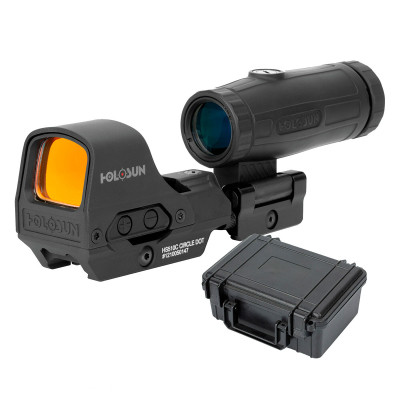 Коліматорний приціл Holosun Combo Set HS510C та збільшувач HM3X (747036)