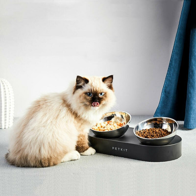 Універсальний посуд для тварин Petkit FRESH NANO-METAL Pet Cat TWO Bowl Stand (P5201)