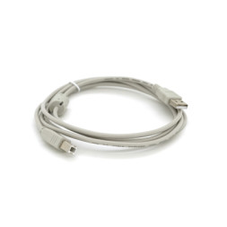 Кабель для принтера USB 2.0 AM/BM 1.8m ferrite white Voltronic (YT-AM/BM-1.8W)