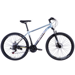Велосипед Space 27.5&quot; Neptune AM DD рама-18&quot; St сіро-чорний 2024 (OPS-SP-27.5-018)