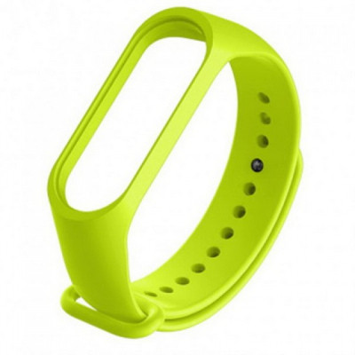 Ремінець до фітнес браслета BeCover Silicone для Xiaomi Mi Smart Band 5/6/7 Lime (705433)