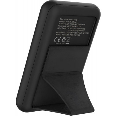 Батарея універсальна Energizer Magnetic Wireless 10000mAh 22.5W PD USB-A, USB-C In/Out, Black (QM10002PQ)