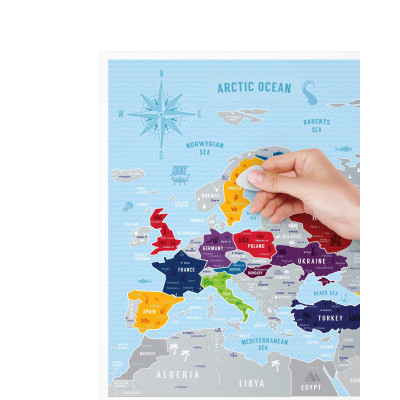 Скретч карта 1DEA.me Travel Map Silver Europe (13009)
