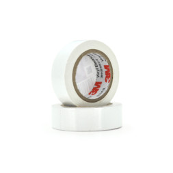 Ізоляційна стрічка 3M 0,15мм*18мм*20м white (3M/0,15/18/20-WT / 08088)