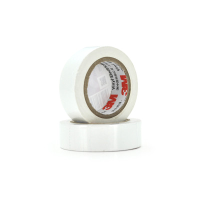 Ізоляційна стрічка 3M 0,15мм*18мм*20м white (3M/0,15/18/20-WT / 08088)