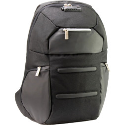 Рюкзак шкільний Optima 18.5&quot; USB Anti-Theft унісекс 0.7 кг 16-25 л Чорний (O96917-01)