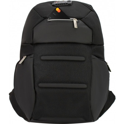 Рюкзак шкільний Optima 18.5&quot; USB Anti-Theft унісекс 0.7 кг 16-25 л Чорний (O96917-01)