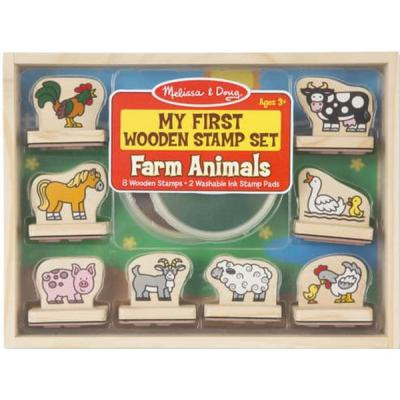 Набір для творчості Melissa&amp;Doug Штампи Тварини на фермі (MD12390)
