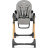 Стілець для годування Peg-Perego Prima Pappa Follow Me Amblance Ice преміум Сірий (IH01000002BL73)