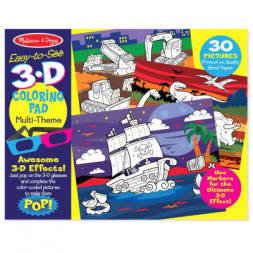 Набір для творчості Melissa&amp;Doug 3D розмальовка по точках для хлопчиків (MD9964)