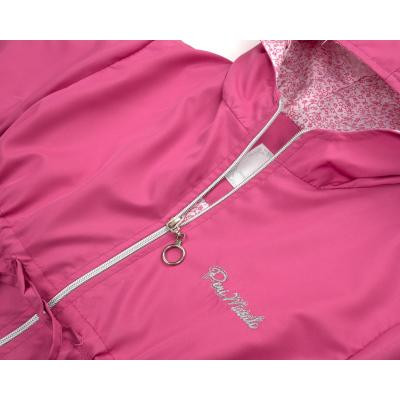Куртка дитяча Haknur вітровка з капюшоном (7855-140G-fuchsia)