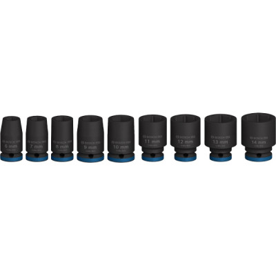 Набір головок Bosch Professional ударних торцевих Standart 9шт, 1/4&quot;, 25мм (2.608.003.034)