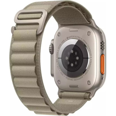Ремінець до смарт-годинника Apple 49mm Olive Alpine Loop - Large (MT5V3ZM/A)