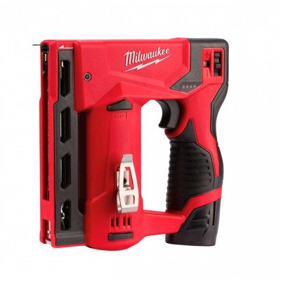 Степлер будівельний Milwaukee M12 BST-202X 2x2Ah, HD кейс (4933459635)