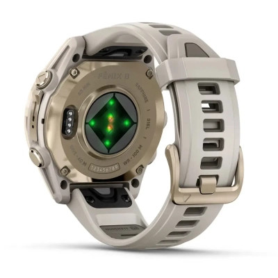 Смарт-годинник Garmin fenix 8 43mm, AMOLED, Saph, SftGldSS/FgGry, FogGry/DkSndbnd, GPS (010-02903-11)