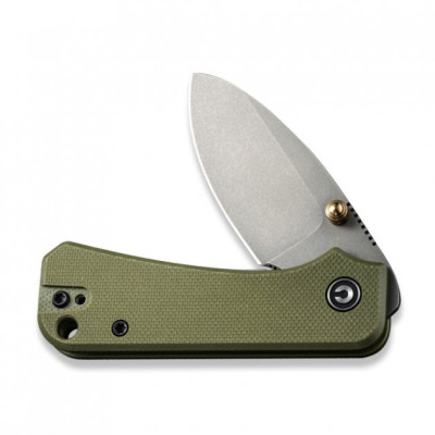 Ніж Civivi Baby Banter Stonewash Olive G10 (C19068S-5)