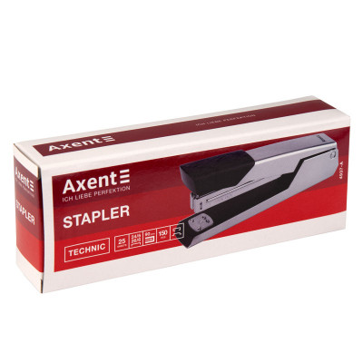 Степлер Axent Technic №24/6 25 аркушів Хром (4937-A)