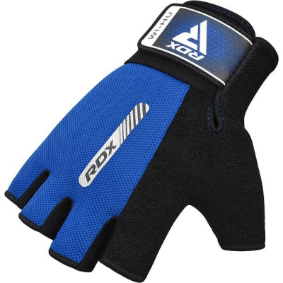 Рукавички для фітнесу RDX W1 Half Blue S (WGA-W1HU-S)